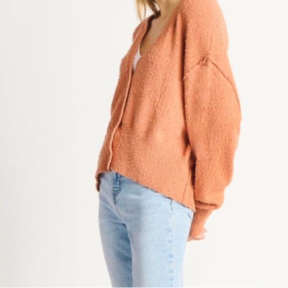 DEX Boucle Button Front Cardigan - Picture 4 of 16